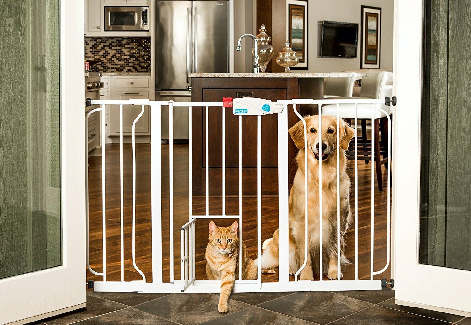 wide stair gates for dogs