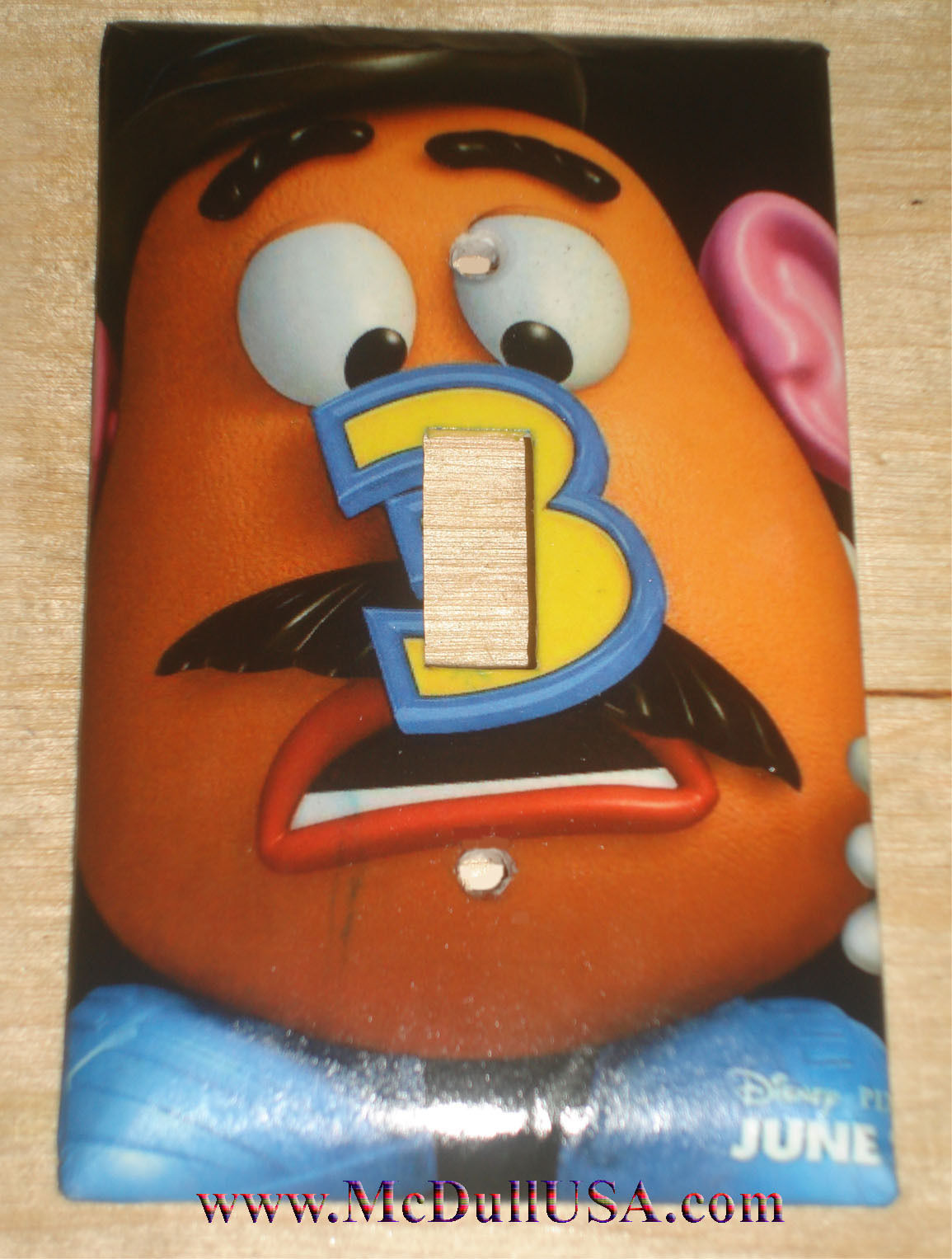 Toy Story Potato Head Light Switch Power Outlet Wall Cover Plate Home decor