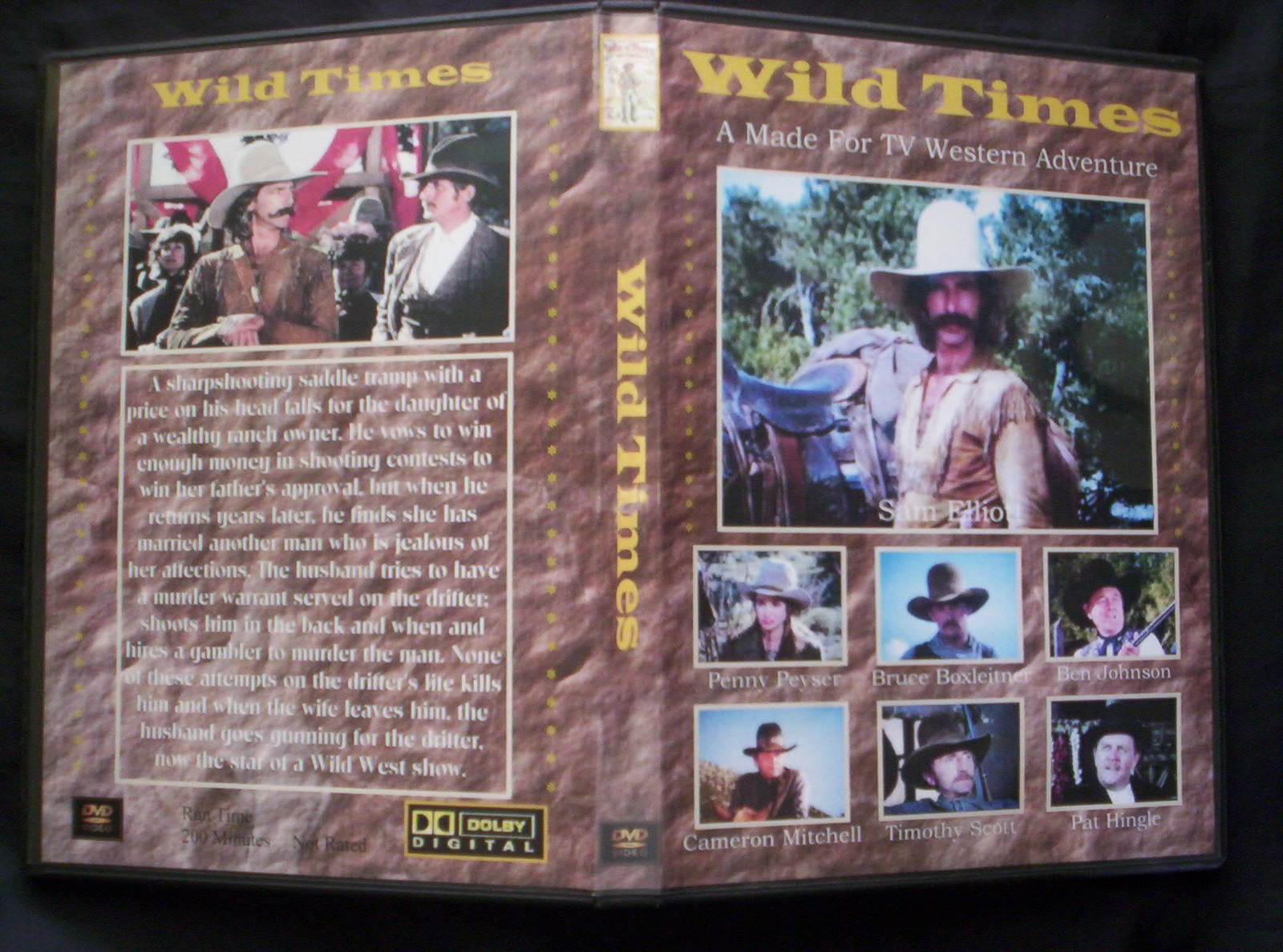 Wild Times DVD 1980 Sam Elliott (TV Mini-Series) - DVD, HD DVD & Blu-ray1600 x 1188