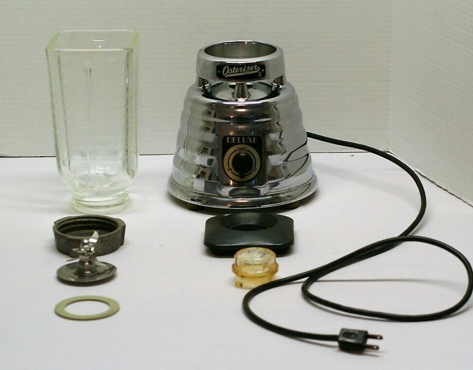 Vintage 1953 Osterizer Deluxe Model 403 Blender John Oster Mfg Made USA