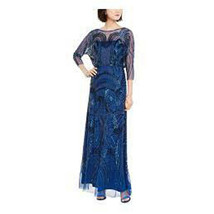 Adrianna Papell Women&#39;s Embellished Gown, Night Flight Blue, 10P - $247.49
