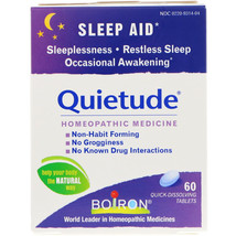 Boiron Quietude Sleep Aid 60 Quick-Dissolving Tablets.. - $29.69