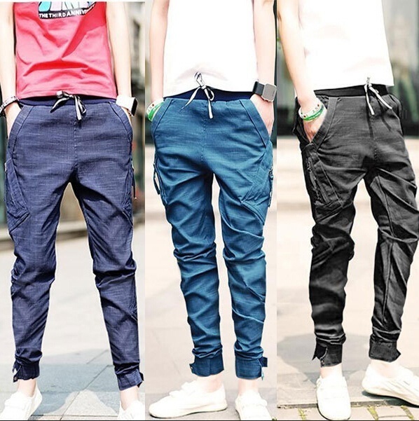 Fashion 2021 New Baggy Elastic Harem jeans Men Taper Jeans Joggers Casual Hip ho