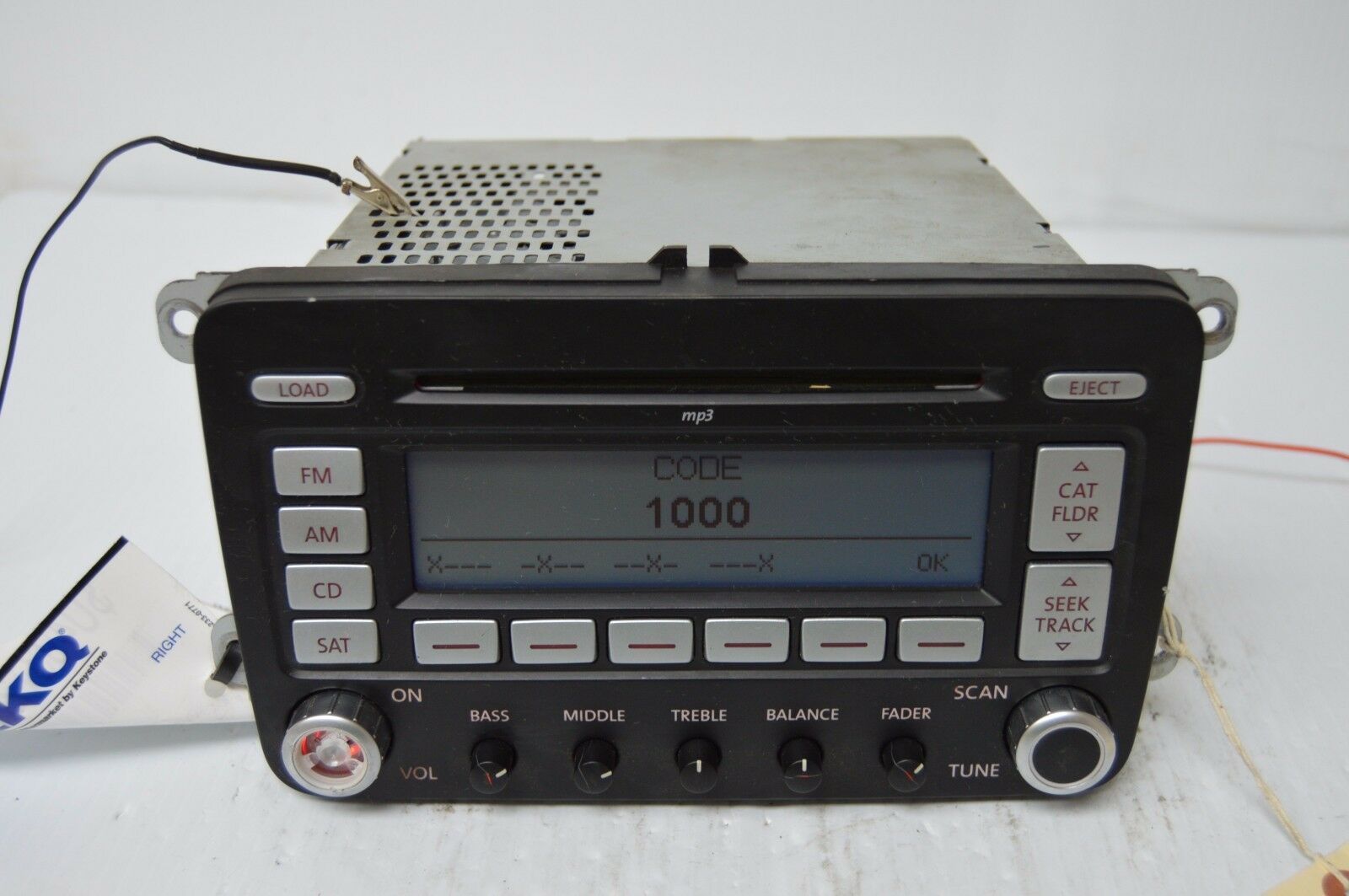 2006-2010 VOLKSWAGEN JETTA RADIO MP3 CD PLAYER 1K0 035 180 G I53#002 ...