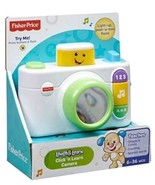 Fisher-Price Laugh and Learn Click &#39;n Learn Camera Toy, White - $18.69