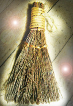 FREE WITH $49 HAUNTED CINNAMON SWEEPING BROOM TROUBLES AWAY MAGICK 7 SCHOLARS  - $80.00