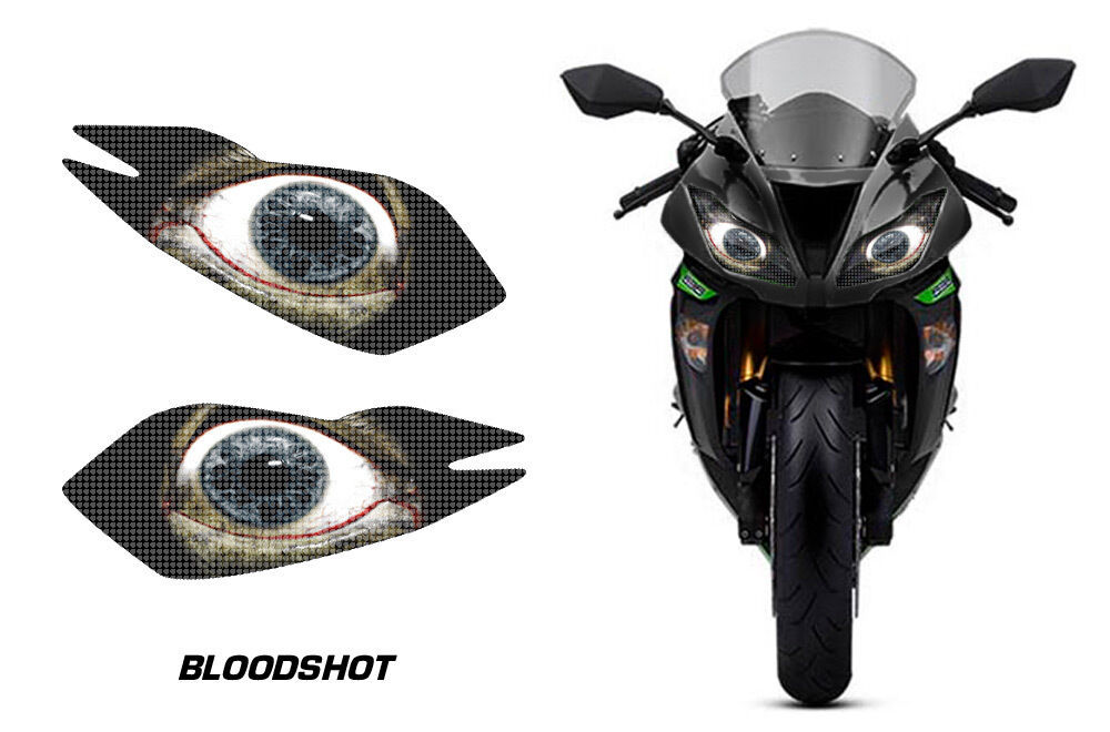 Headlight Eye Graphics Kit Decal Cover For Kawasaki Ninja ZX6R 2013
