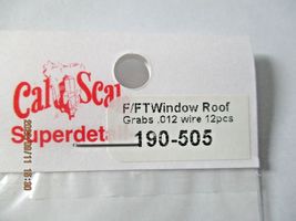 Cal Scale # 190-505 F/FT Window Roof Grabs Grabs .012. (12 Each). HO-Scale image 3