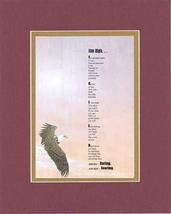 Touching and Heartfelt Poem for Motivations - Aim High Poem on 11 x 14 i... - $15.79
