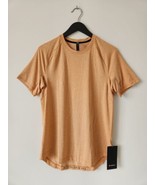 NWT LULULEMON HAUO Autumn Orange Drysense Short Sleeve Top Shirt Men&#39;s XXL - $77.59