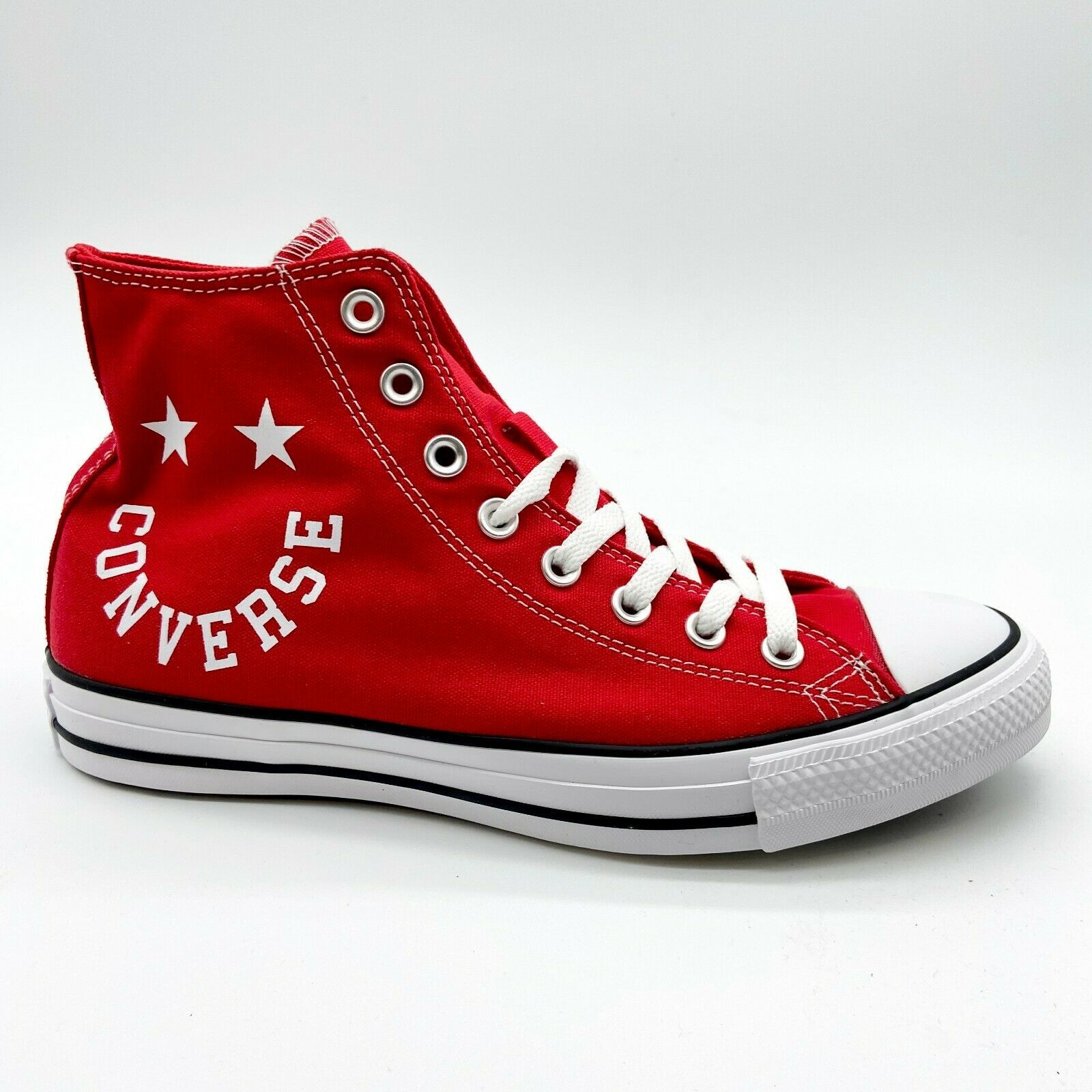 Converse Chuck Taylor All Star Hi Smiley University Red Womens Sneakers 167069F