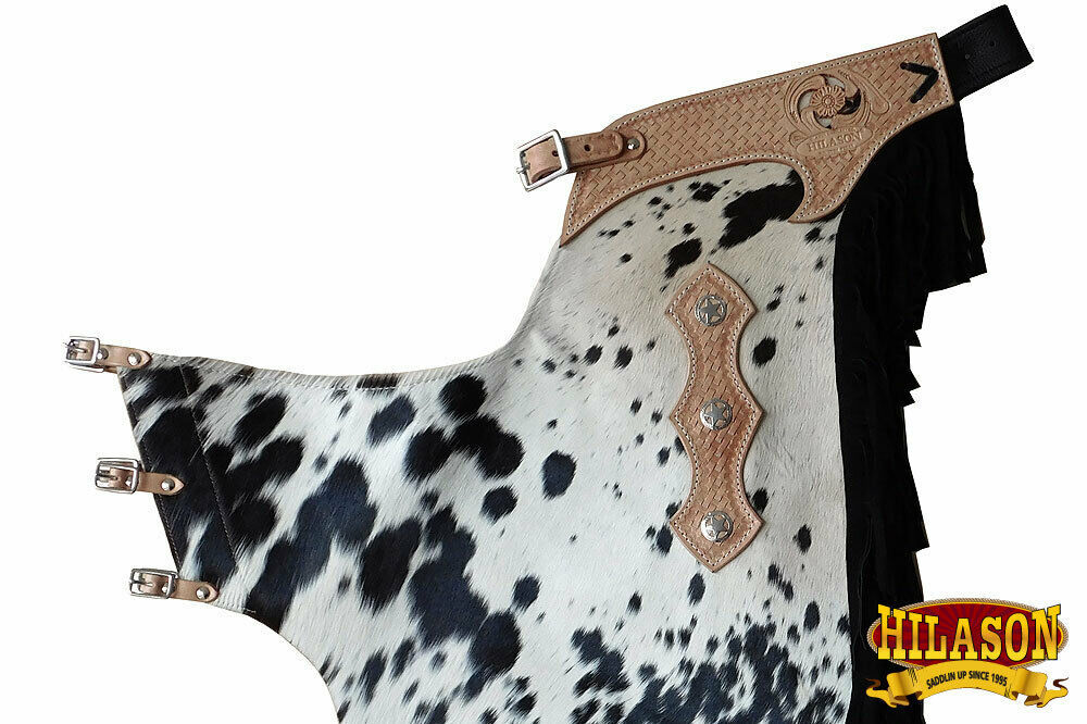 Bull Riding Chinks Chaps X Large Western Pro Rodeo Bronc Leather U0XL