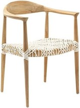 Safavieh Home Collection Wade Light Oak Teak Wood Arm Chair - $375.99