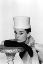 Audrey Hepburn Stunning Pose In White Hat Gloved Hand Iconic Image 18x24 Poster - $23.99