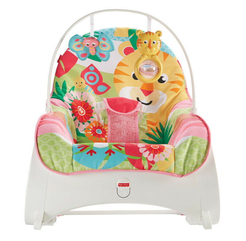 FisherPrice Infant to Toddler Rocker Pink Baby Swings