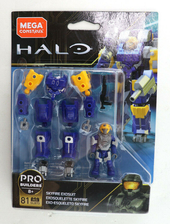 Mega Construx HALO Pro Builders SKYFIRE EXOSUIT Figure GLB73 New ...