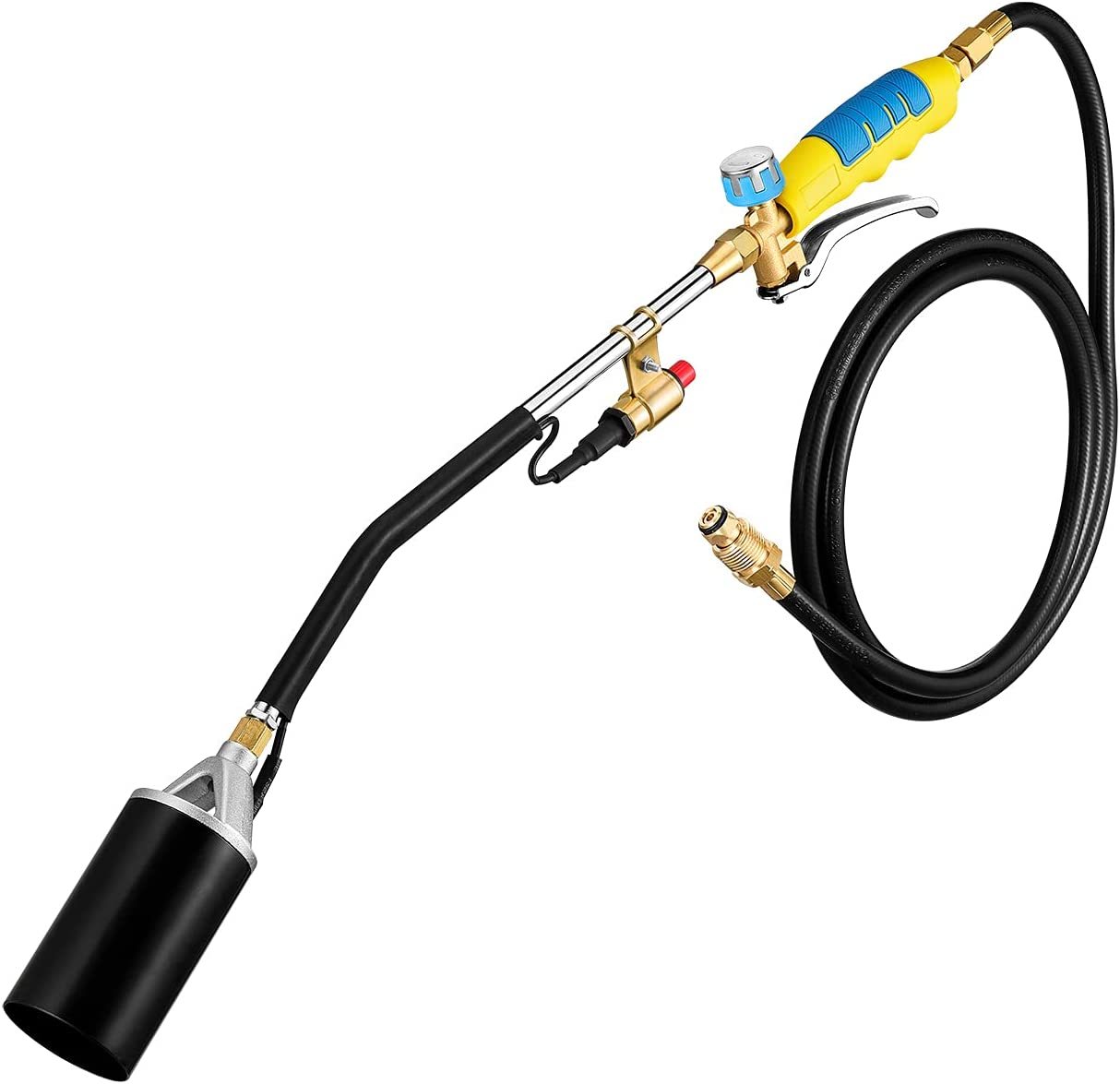 YOUDO Propane Torch Weed Burner, Heavy Duty Flame Thrower 500 BTU with ...