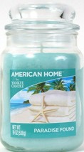 1 American Home By Yankee Candle 19 Oz Paradise Found 1 Wick Glass Jar Candle