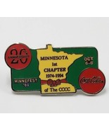 VTG Coca Cola Minnefest &#39;94 Pin Minnesota 1st Chapter CCCC 20th Anniversary - $12.99
