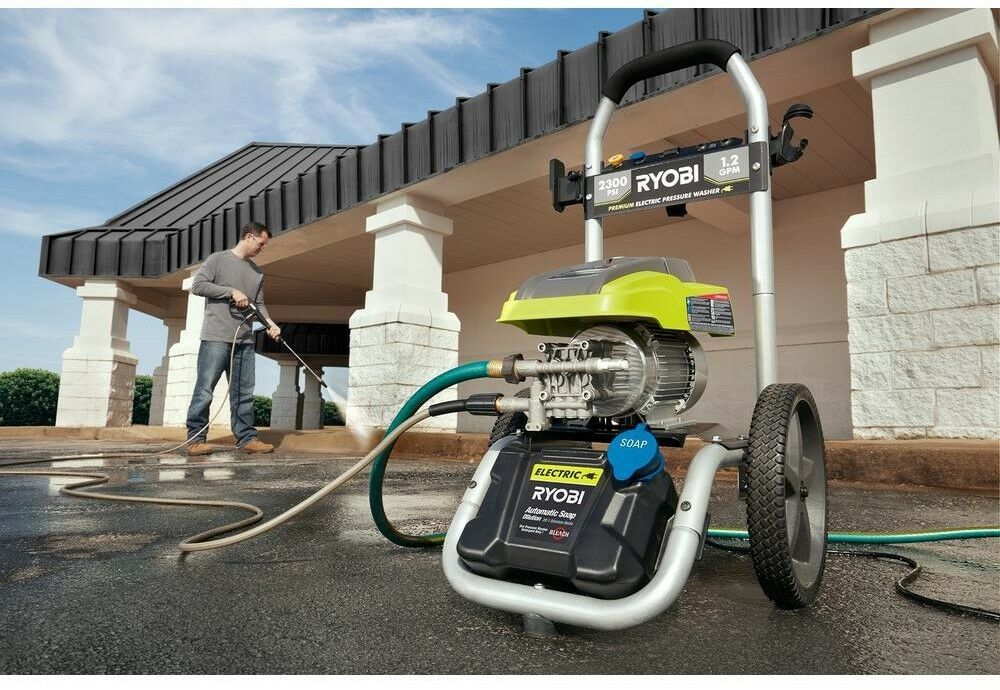 Ryobi Electric Pressure Washer 2300 PSI 1.2 GPM Brushless Induction