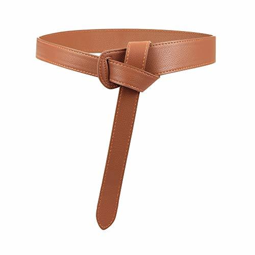 faux leather tie belt