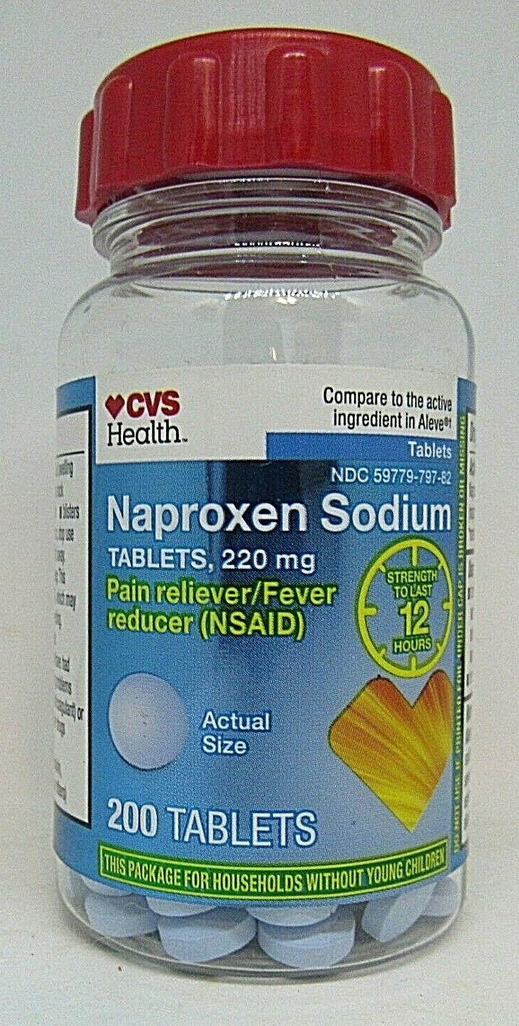 Cvs Naproxen Sodium 2mg 500 Tablets Exp And 21 Similar Items