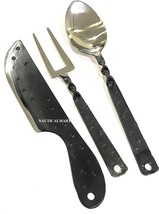  Stainless Steel Hammered Forged Medieval Dinner Utensil Set