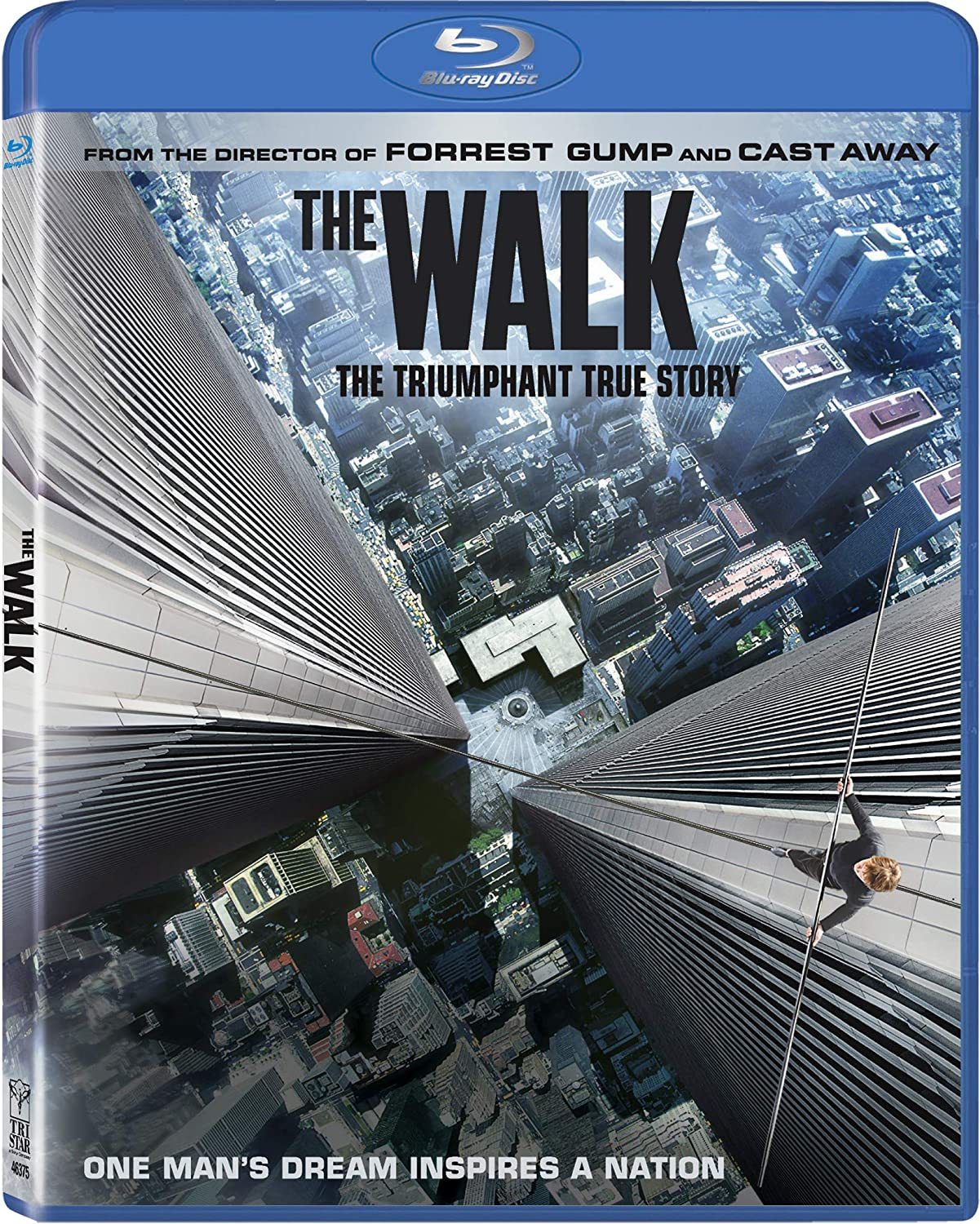 THE WALK Blu-Ray Movie-One Man's Dream Inspires a Nation- Brand New