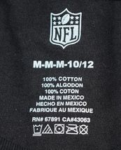 NFL Team Apparel Licensed New Orleans Saints Youth Medium Black Gold Tee Shirt image 3