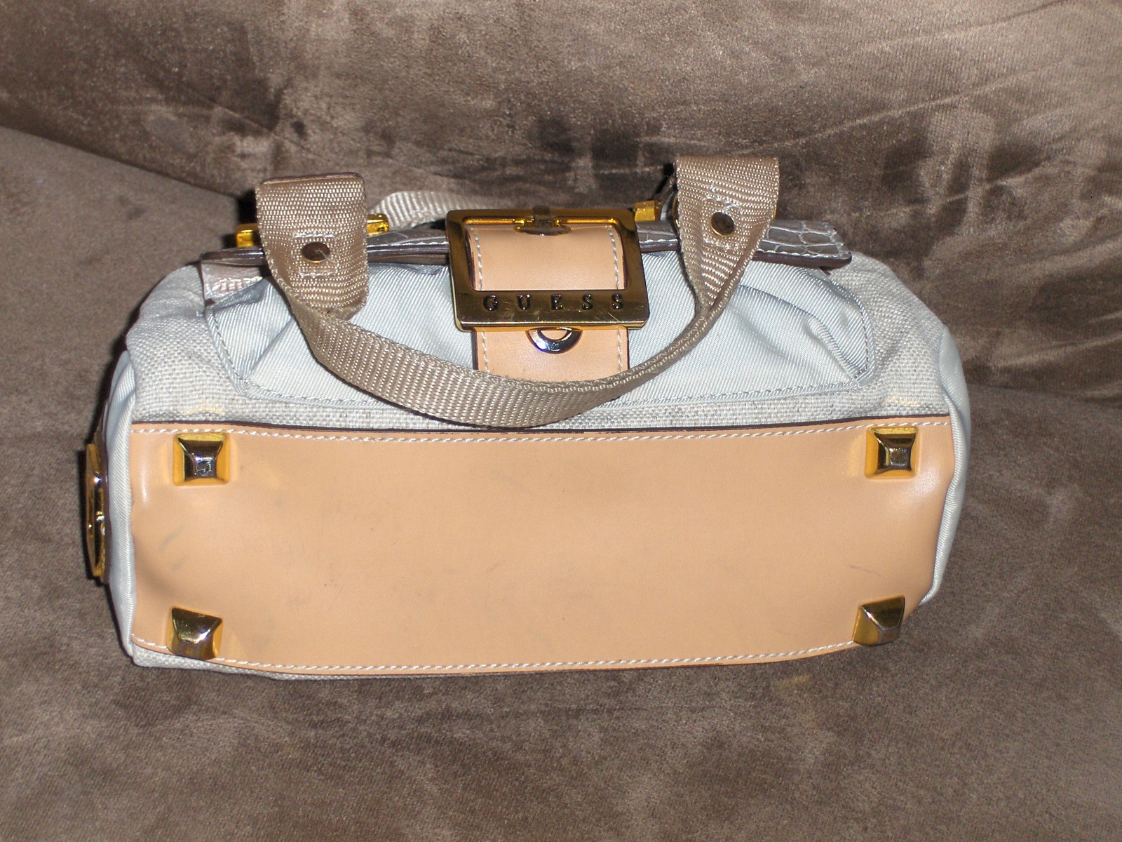 silver croc bag