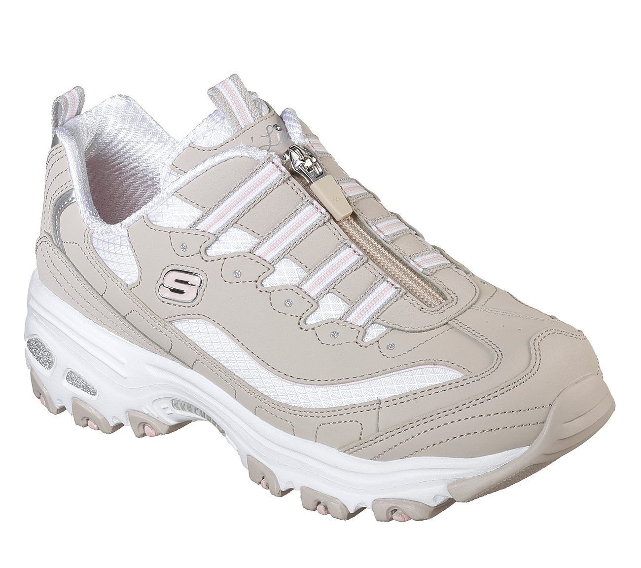 13080 Taupe D'lites Skechers shoe Women Sport Memory Foam Sneaker ...