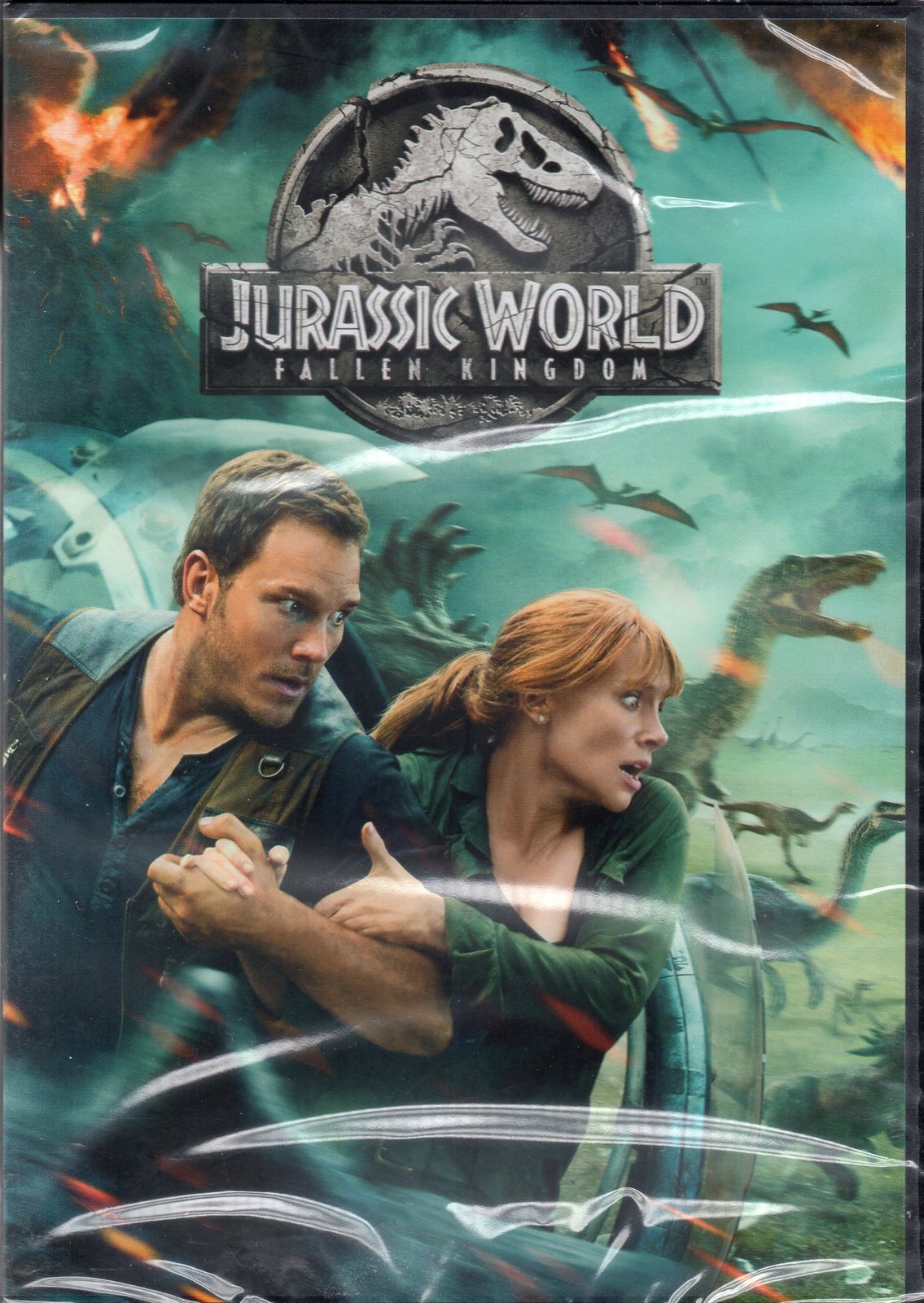 JURASSIC WORLD: Fallen Kingdom (dvd) *NEW* deleted format, dino rescue ...