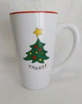 Gourmet Fitz and Floyd ChristmasTrees Mug 16 oz - $8.66