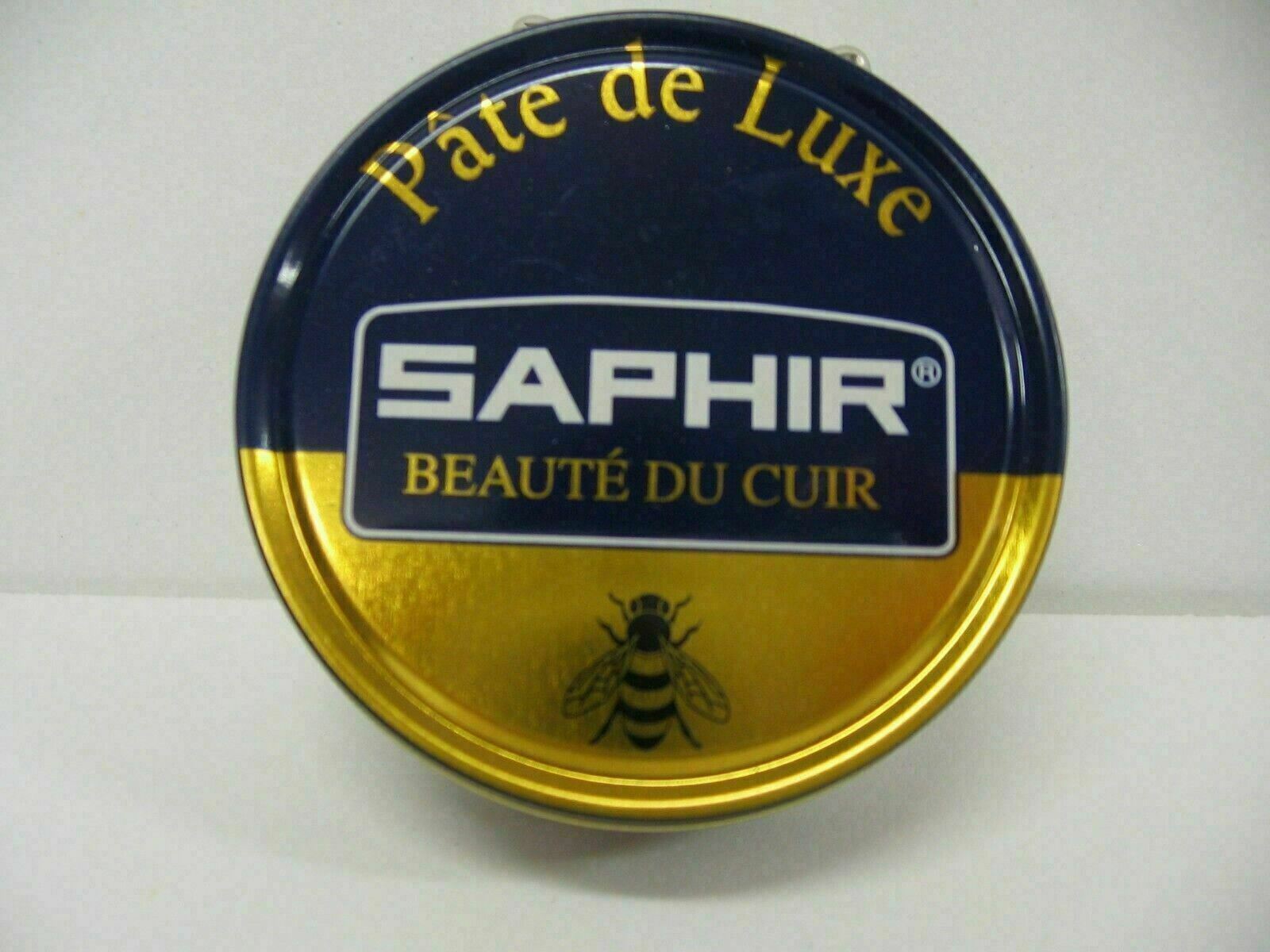 Saphir Shoe Polish Wax Pate De Luxe 50ml Made in France ALL COLORS