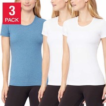 32 Degrees Women&#39;s Short Sleeve Scoop Neck T-shirt, 3-pack - $18.99
