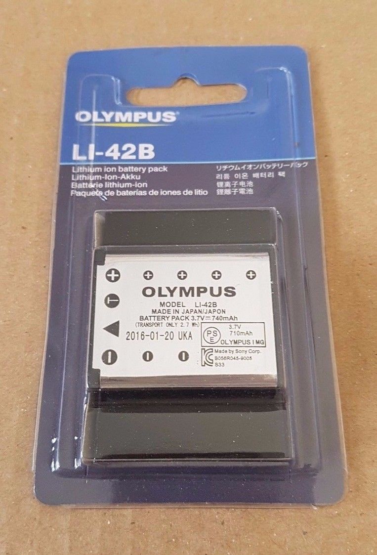 Аккумулятор olympus li 42b