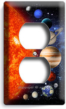 Solar System Space Planets Moon Stars Outlet Wall Plate Kids Bedroom Room Decor - $10.22