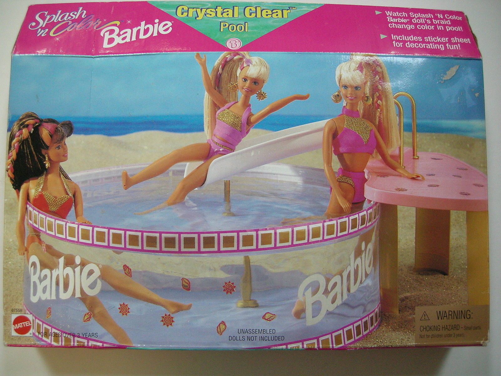 splash n color barbie