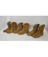 NIB UGG Larker Suede Block Heel Boots in Chestnut. US Women&#39;s Size 7 / 7... - $189.00