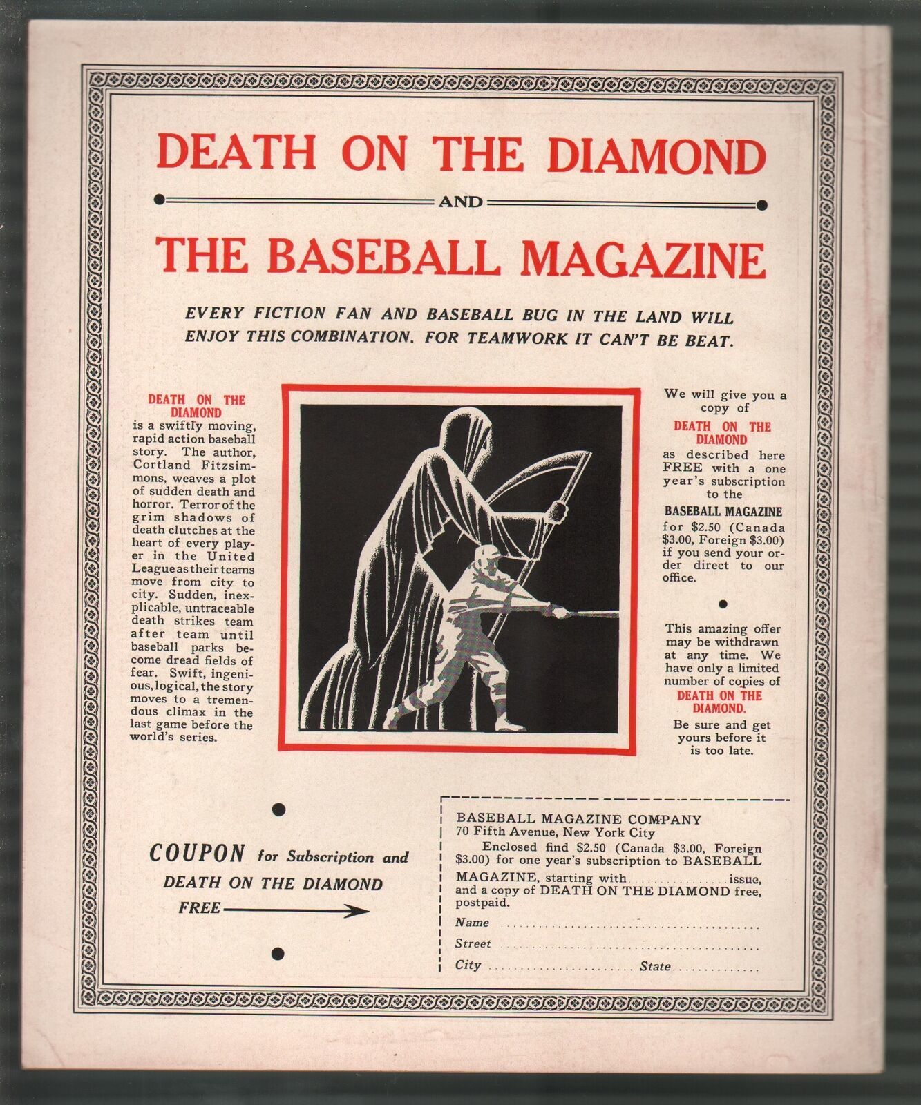 Baseball Magazine 11/1936-World's Champios-Bill Terry-Joe McCarthy-MLB ...