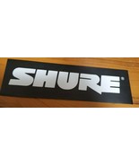 Shure Bumper Black/White Sticker Microphone  - $2.87
