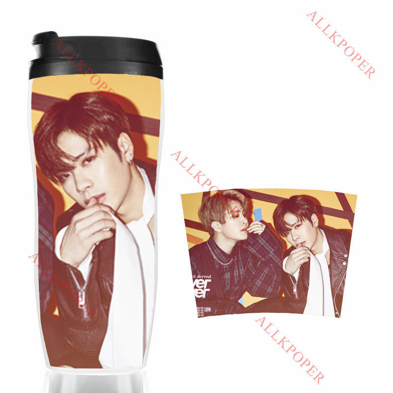 Kpop GOT7 Hard Carry Water Cup Jackson Bambam Bottle JB JR Mark Tea Coffee Cup