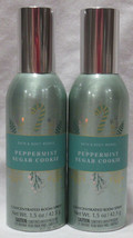 Bath & Body Works Concentrated Room Spray Lot Set Of 2 Peppermint Sugar Cookie - $28.01