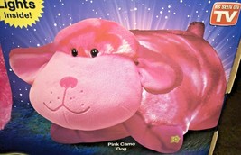 Jumbo Pink Camo Dog Glow Pet Pillow Pets Lights Up Changes Color - $49.99