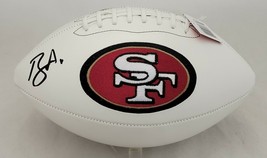 BRANDON AIYUK SIGNED SAN FRANCISCO 49ERS NFL LOGO FOOTBALL BECKETT COA image 1