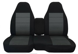 Front Set Car Seat Covers Fits Chevy Colorado 2004-2012 60/40 Highback - $101.19