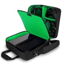 USA GEAR Console Carrying Case - Xbox Travel Bag Compatible with Xbox One, Green - $64.93