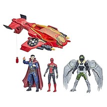Marvel Spider-Man: Spider Escape Jet, with 3 Action Figures in 6-Inch Scale, Inc - $54.20