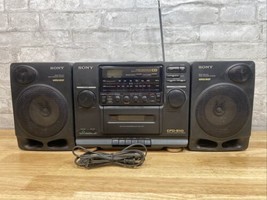 Sony CFD-510 Boombox Mega Bass Potrable Radio/CD/ Cassette Parts or Repair  - $25.23