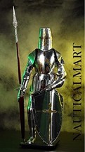 NAUTICALMART Authentic Knight Suit Of Armour Lance Shield by